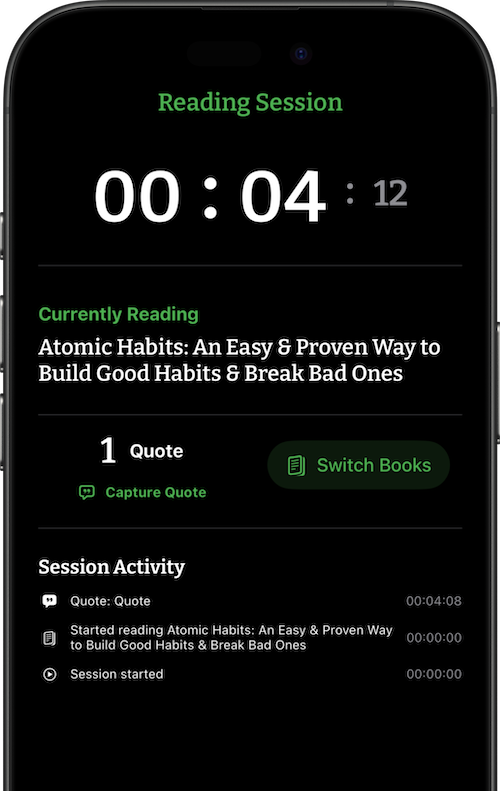 Kiveo: Reading Journal. Live Reading Session